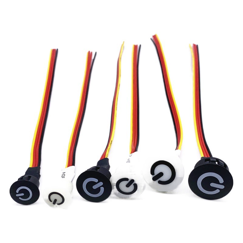 Сенсорный кнопочный сенсорный переключатель плавное затемнение четырехуровневое затемнение сенсорный диммерный переключатель Скрытый сенсорный переключатель