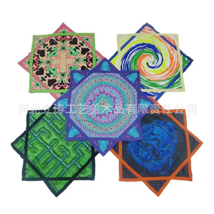Manufacturer Customized Dance Handkerchief Design Cross-Border Dance Handkerchief Foreign Trade Printing Double-Sided Party Carnival Flying Handkerchief
