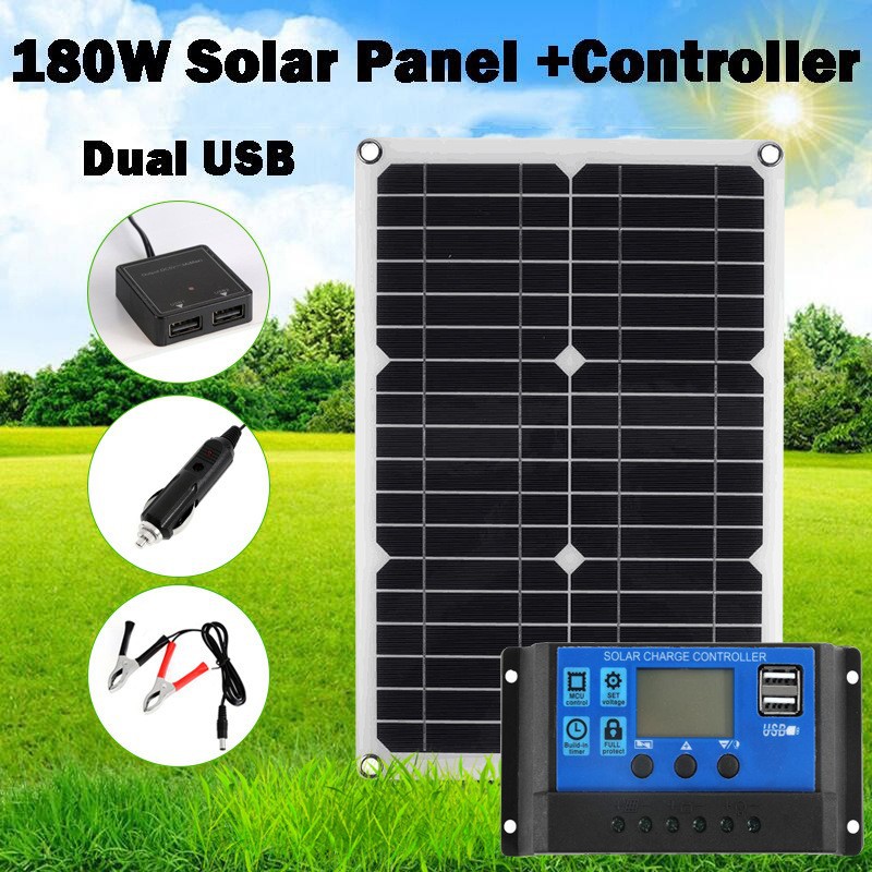 Солнечная панель Other Single crystal 20w с контроллером