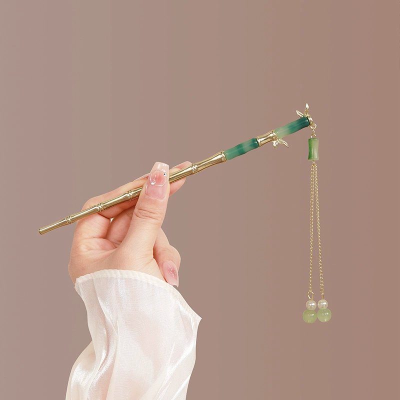 Hairpin Hanfu заколка для волос, орхидея цветочный декоративный аксессуар для волос, простая элегантная китайская стиль