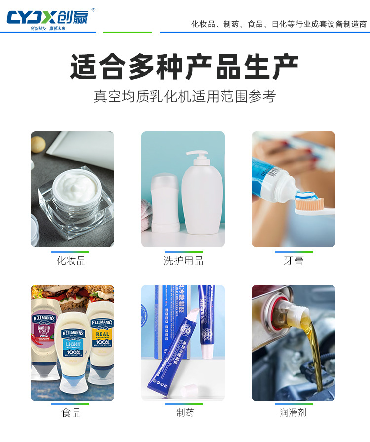 双缸式液压升降上均质真空乳化机——详