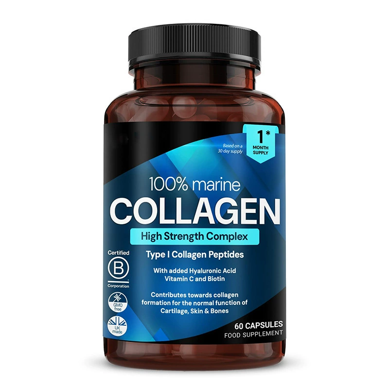 Новый товар в наличии TK Amazon кросс-бордер популярные 60 капсул коллагена COLLAGEN прямые продажи от производителя оптом