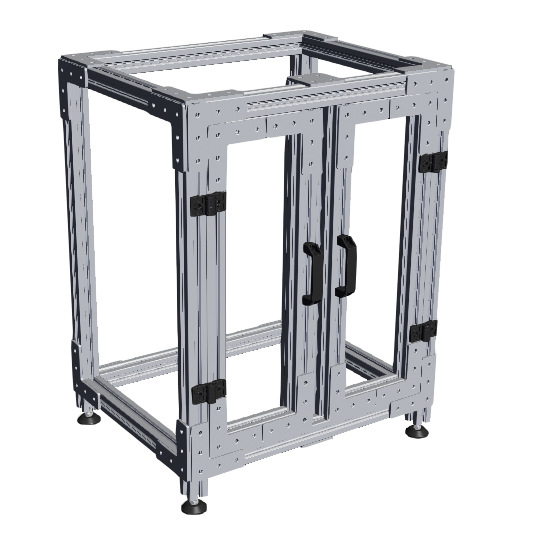 4040铝型材可拆卸设计 展示柜多层置物架 汽车4S店展示架