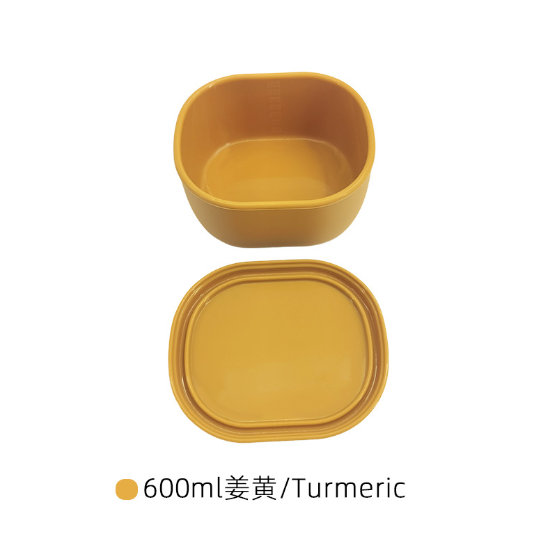 Caja portátil para bebés y niños de silicona, caja de alimentos suplementarios para ensalada, bocadillos sellados con cubierta, caja de preservación de bebés