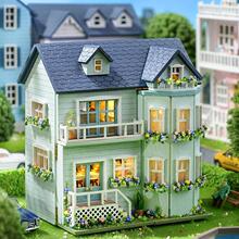 P 33504 DIY wooden house �ֹ�ľ�� DIY С�ݿ羳��ó������