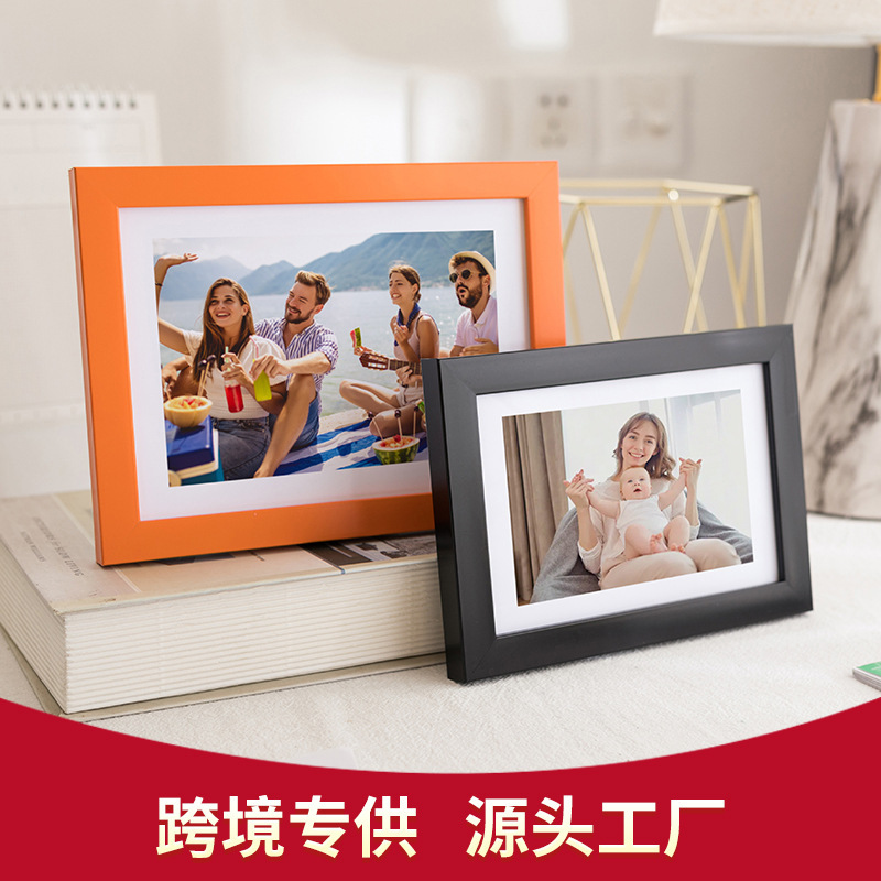 Simple resin photo frame table 5 inch 6 inch 7810 inch A4 picture frame wall cross-border photo wall photo studio photo frame wholesale