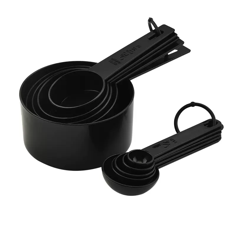 源头厂家量勺量杯烘焙工具DIY蛋糕烘焙奶粉勺10件刻度套塑料量勺