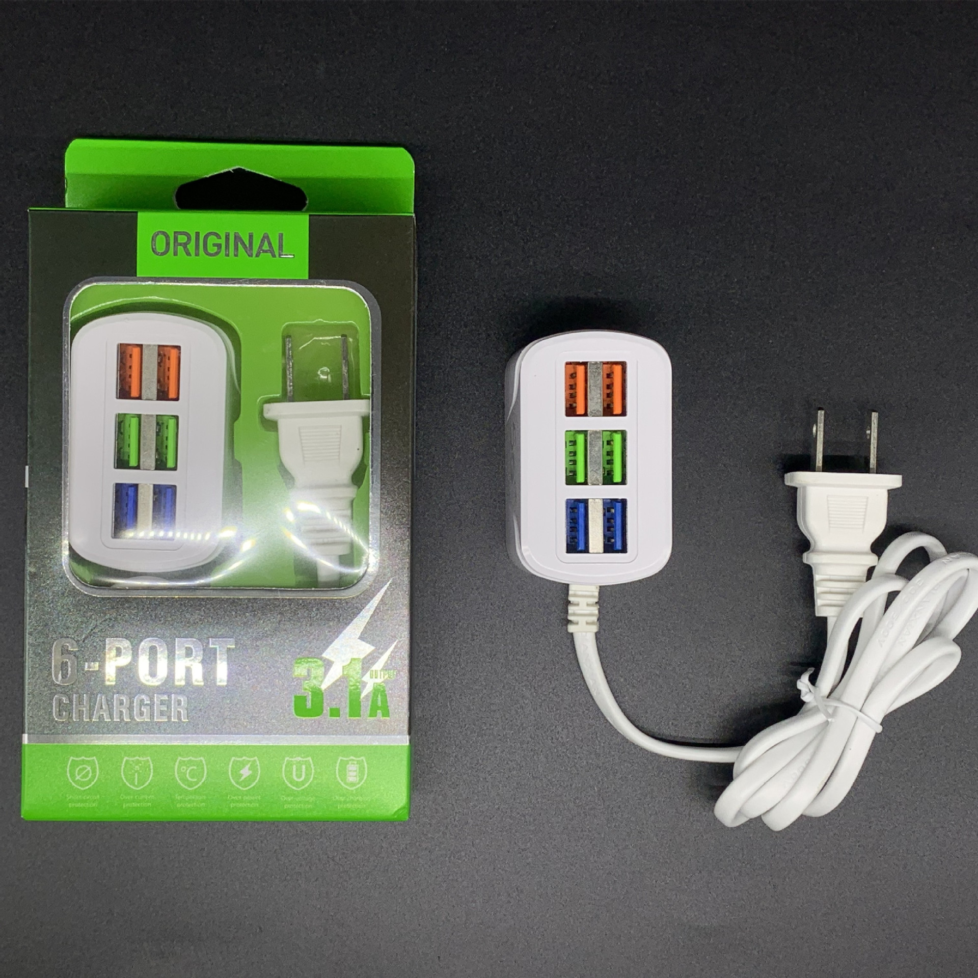 Бытовая USB многоразъемная розетка с длинным шнуром и беспроводной функцией