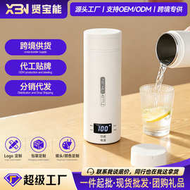 智能加热电热水杯一体保温杯便携旅行办公室迷你小型不锈钢烧水壶