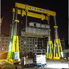 宝威 液压轮胎吊100-1000t 机械物料搬运拆卸用 液压门式起重机