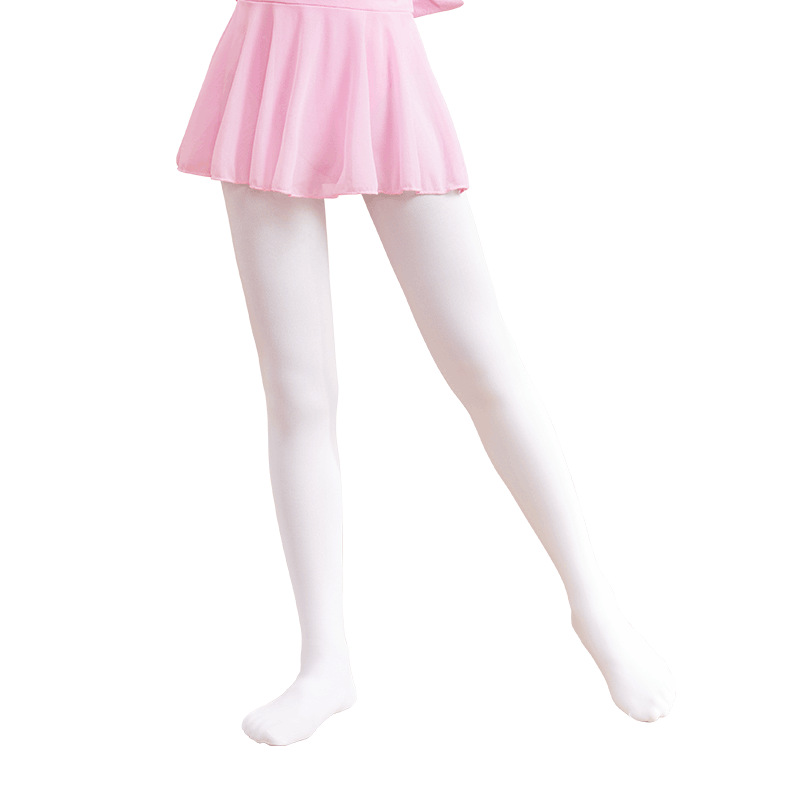 Calcetines de baile, calcetines absorbentes de humedad para niños de jardín de infantes, pantimedias transpirables elásticas altas, pantalones anchos duraderos, calcetines de fondo