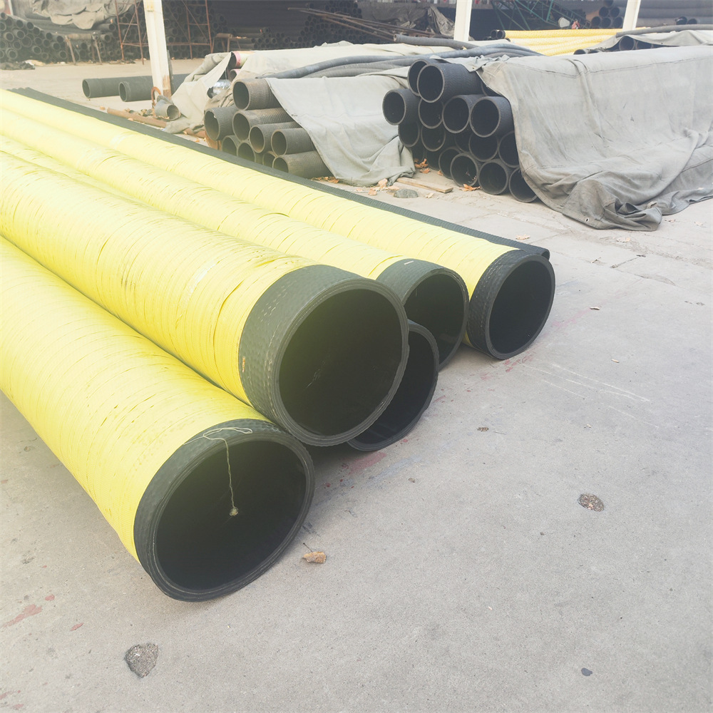 橡胶钢丝卸灰胶管 吸排砂泥浆 耐磨抗腐蚀橡胶钢丝软管