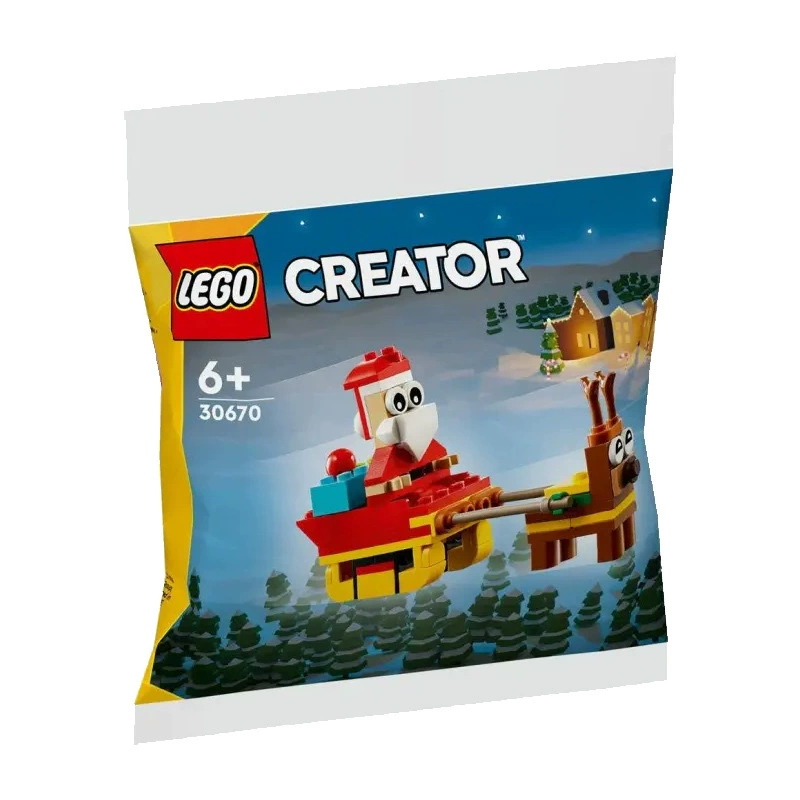 LEGO 30670 Копатка Санта-елка Ride Building Kit, строительный набор