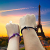 Magnetic bracelet for beloved suitable for men and women, woven accessory, wholesale