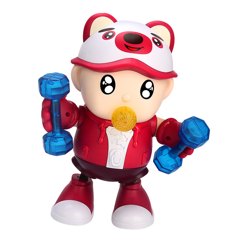 Oso de fresa bailando