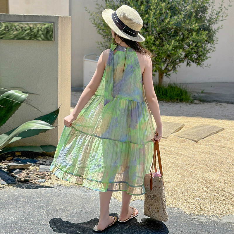 Летняя одежда, slip dress, юбка девочки, пляжное платье, городской стиль, для подростков