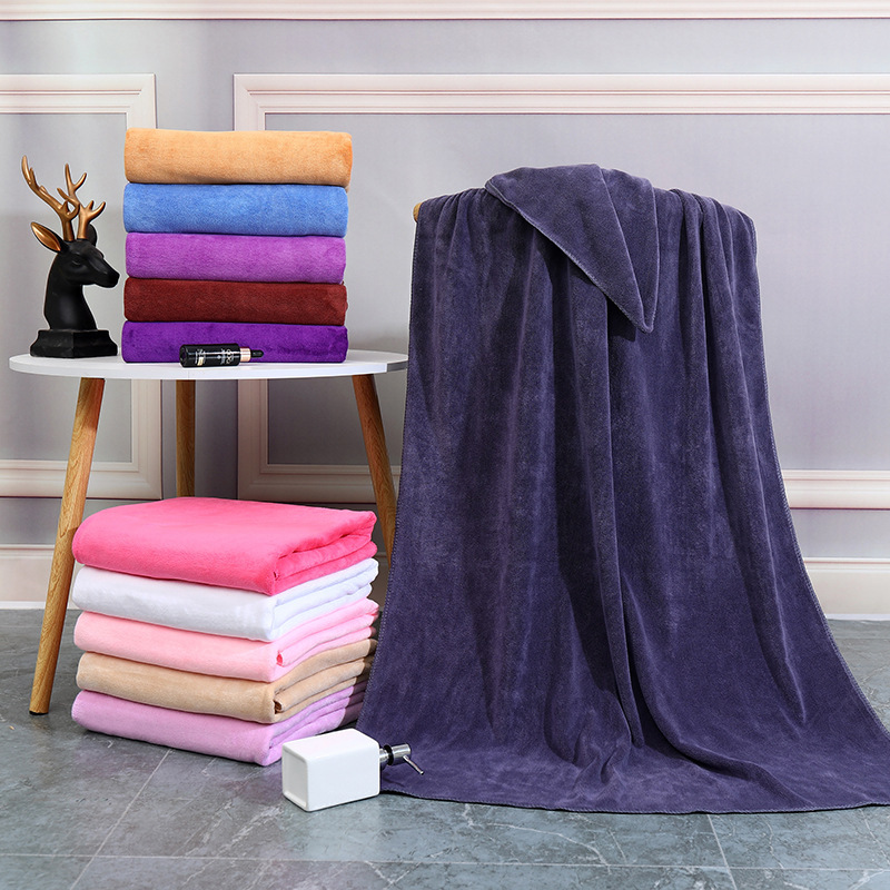Beauty Salon towel Bath towel Bed towel Absorbent Large towel Thickened Extra Microfiber Bath towel Wholesale