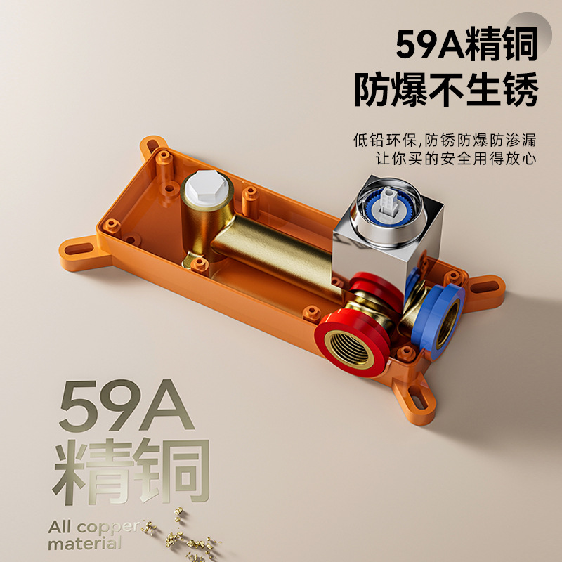 Life Song Baño Lavabo Grifo de agua fría y caliente Baño Lavabo sobre encimera Grifo oculto al por mayor