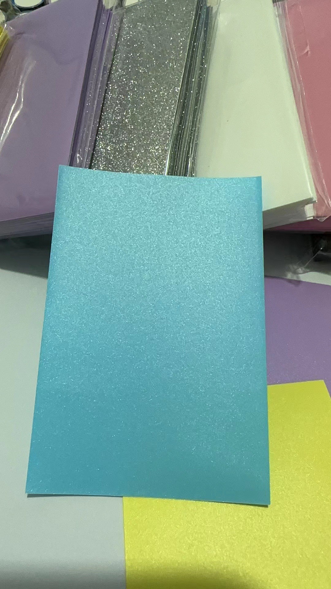 Película de tarjeta de palomitas de maíz 20 seda boca plana bar Ye Luoli Pony Baoli funda de tarjeta pequeña película protectora escritura Polaroid