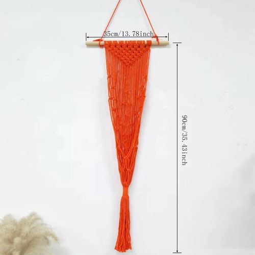 Hanging basket, Bohemian wall hanging, Nordic-style handmade woven wall hanging, flower pot hanging basket