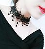 Retro crystal, necklace, choker, chain for key bag , Gothic
