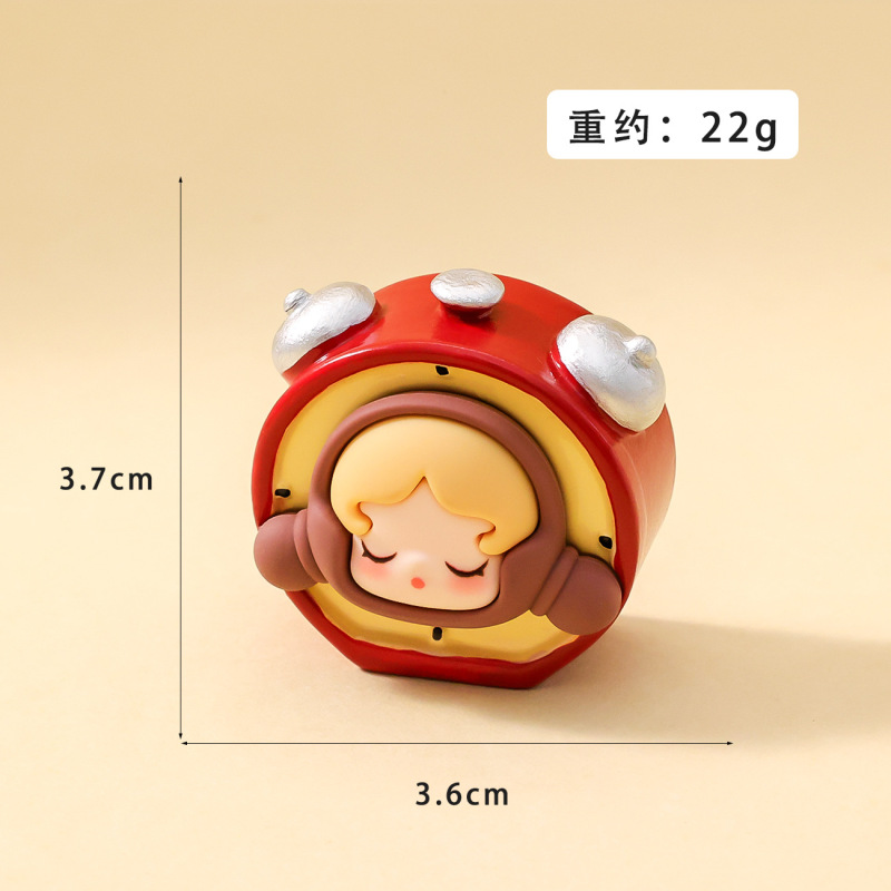 复古萌粒盲盒 diy树脂桌面车载小摆件装饰品配件萌粒潮玩盲盒批发|undefined