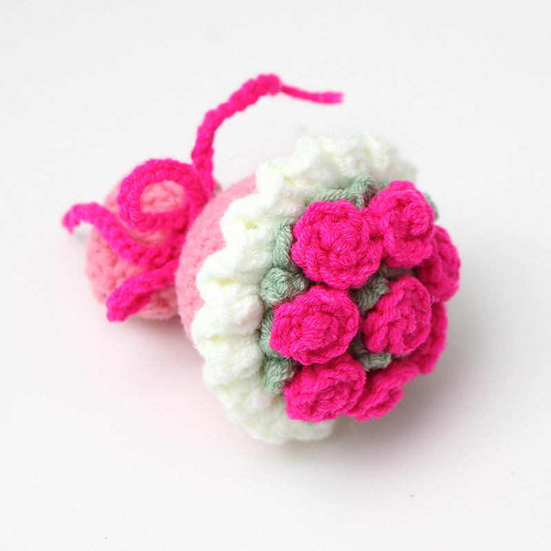 Yi mian bouquet of flowers light evening pink + rose red