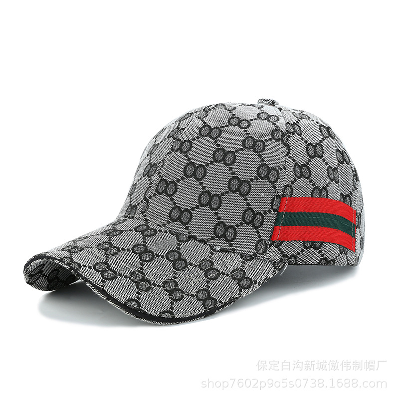 Gucci Original GG Canvas Web Cap Grey