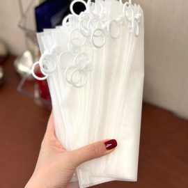 加厚磨砂拉环袋密封旅行收纳自封塑料袋衣服包装拉扣袋子