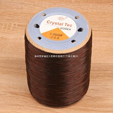 大卷圆形弹力鱼丝线 透明白色穿珠水晶线弹性线 佛珠皮筋串珠线绳