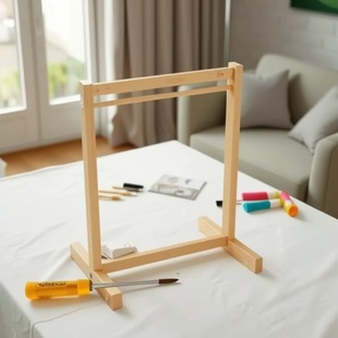 Doll Clothing Rack Mini Hangers Miniature Model Decor Wooden Doll Furniture Dollhouse Supplies Hanging