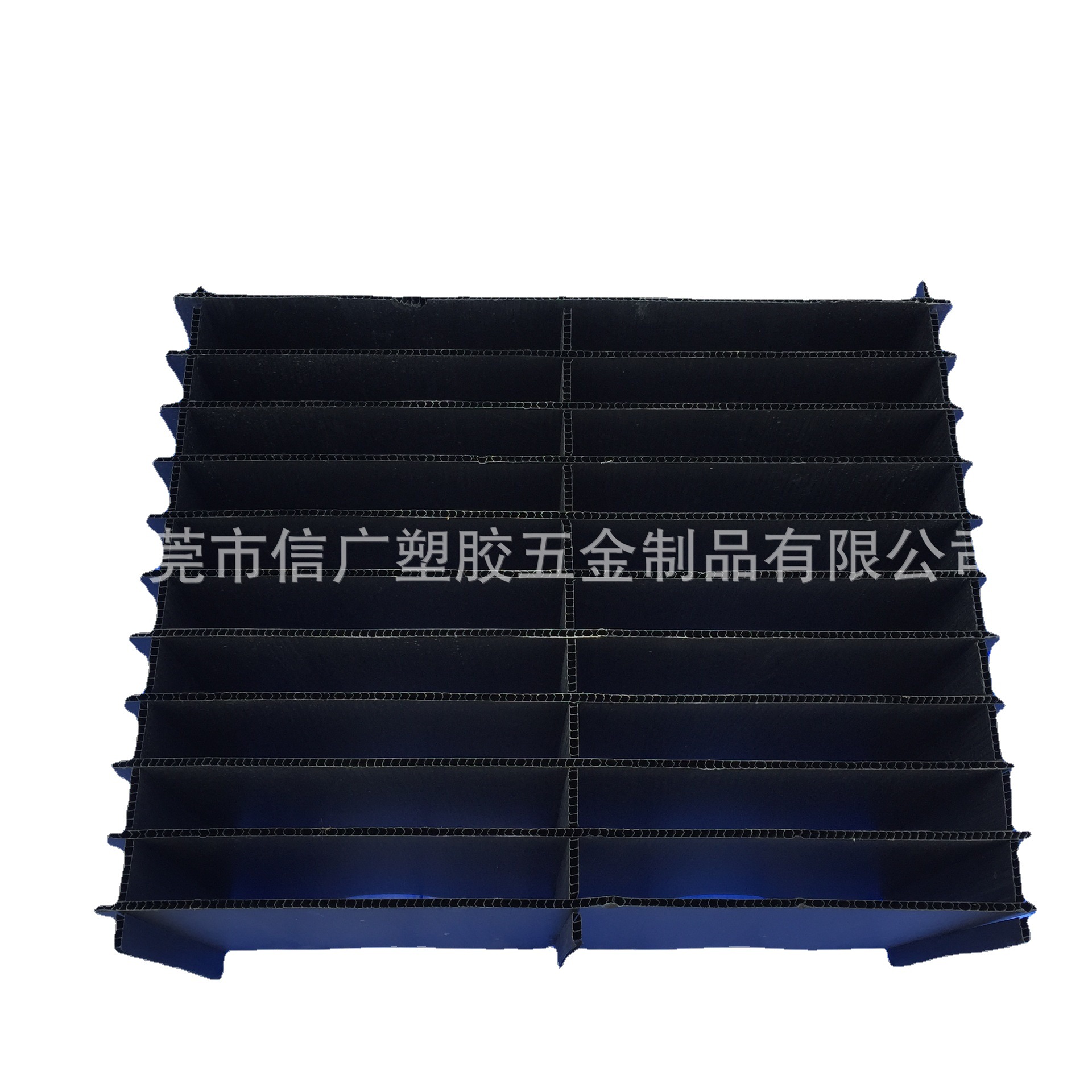 信广塑胶专业定制瓦楞板刀卡 黑白黄绿红紫蓝 任意颜色隔子板挡板