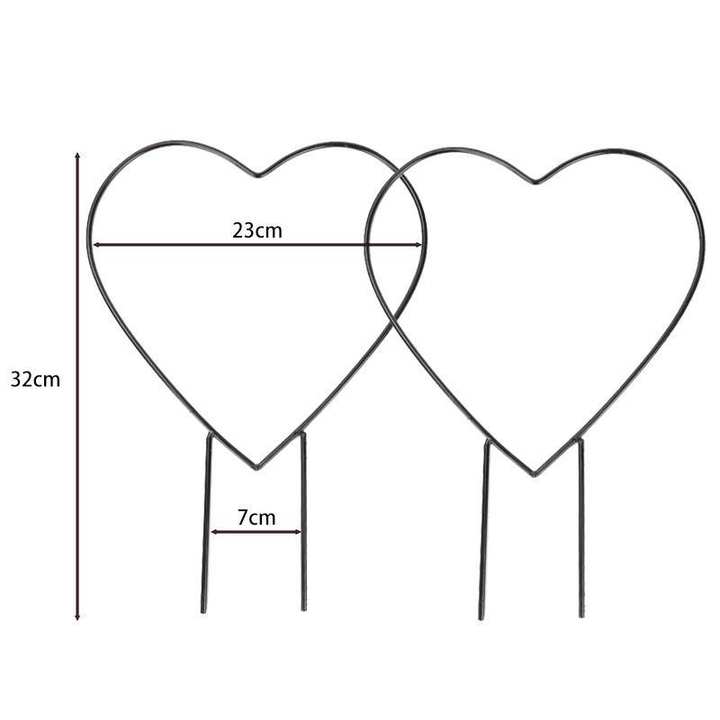 ★★검은 하트형 [2 장] 연철형 등산 프레임