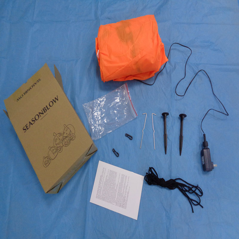 万圣节充气南瓜家族 户外防水LED灯发光气模 气氛庭院摆件道具