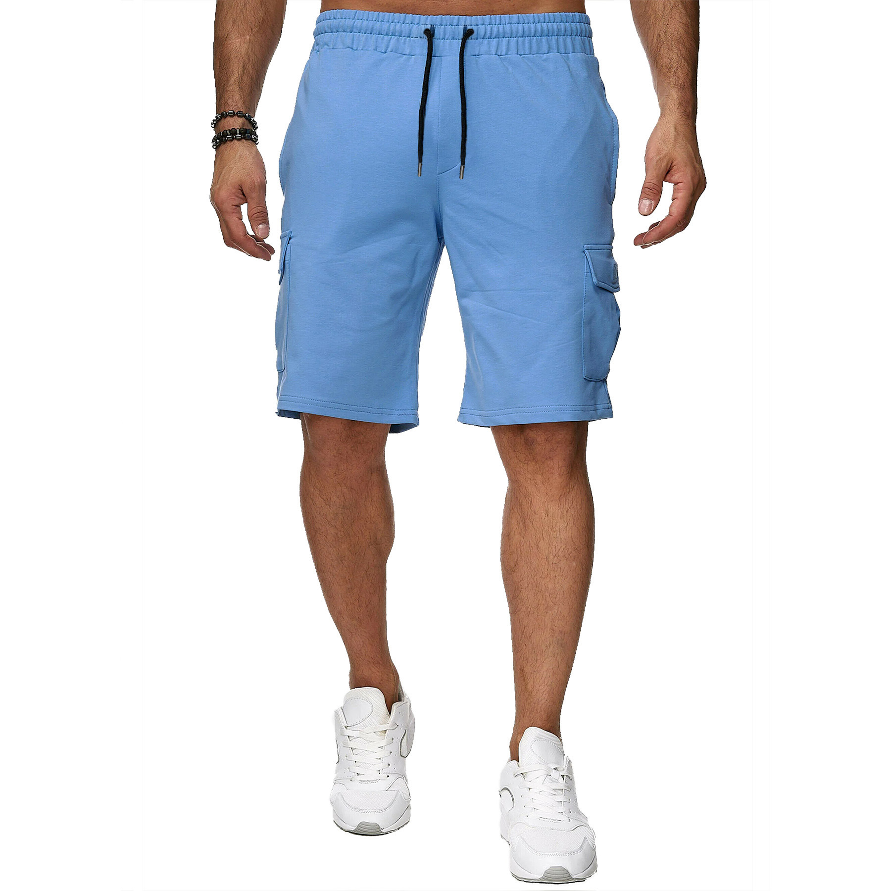 2024 New Cross-Border Plus-Size Men's Short Sports Cargo Shorts Multi-Pocket Shorts Fitness Pants Sports Pants in Stock