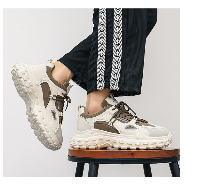 新益美 新款老爹鞋男士时尚潮流休闲鞋百搭港风运动鞋