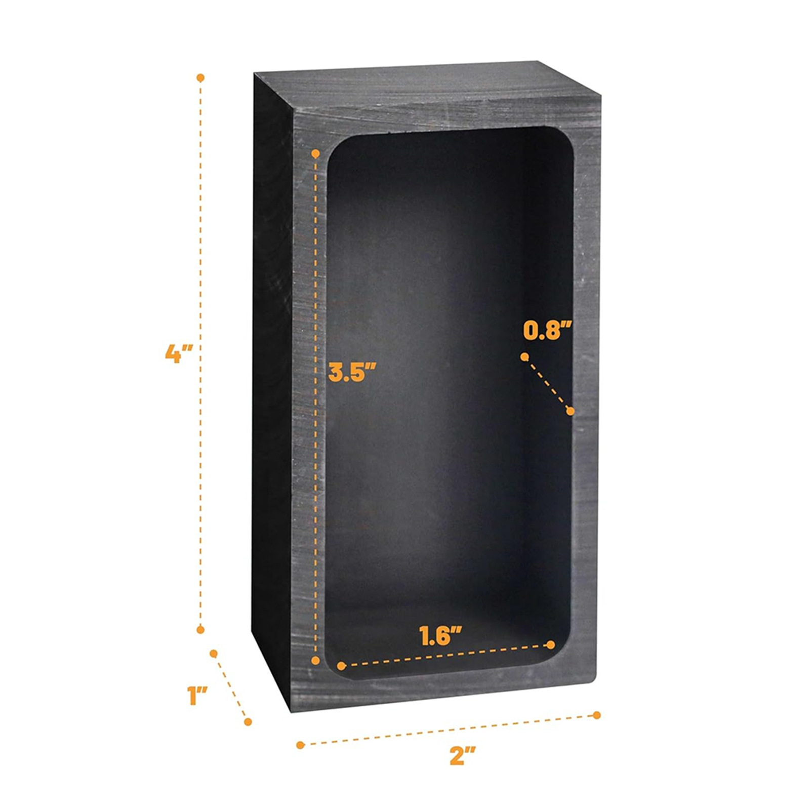 1kg Gold Silver Graphite Mold Mould Crucible for Melting