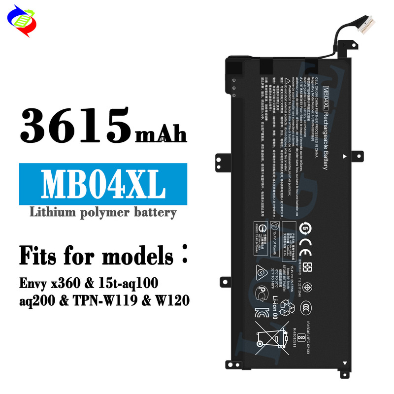for HP Envy x360/15t-aq100/aq200/TPN-W119 Laptop Battery MB04XL