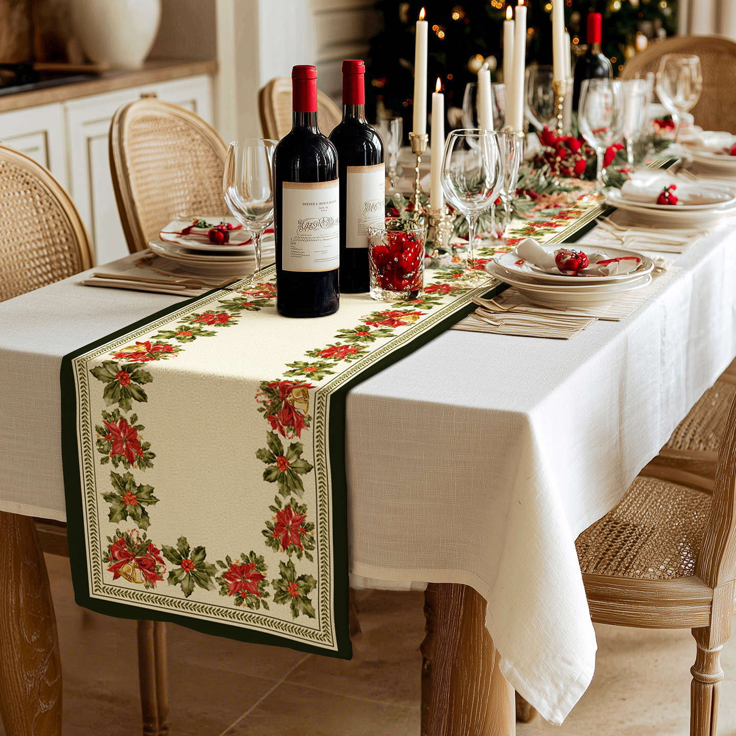 Enlace agosto 55 banderas de mesa de Navidad (65)