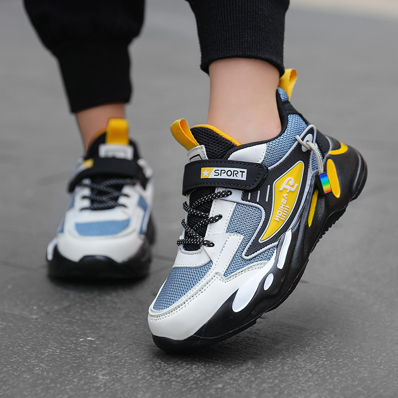 Breathable Mesh Lightweight Trainers For Kids Casual Running Shoes_voghion.com