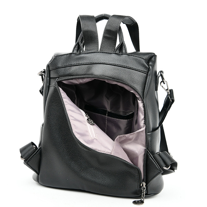 Contraste Color Mochila de mujer transfronteriza nueva mochila antirrobo de mujer moda mochila de viaje de hombro de mujer entrega de una sola pieza