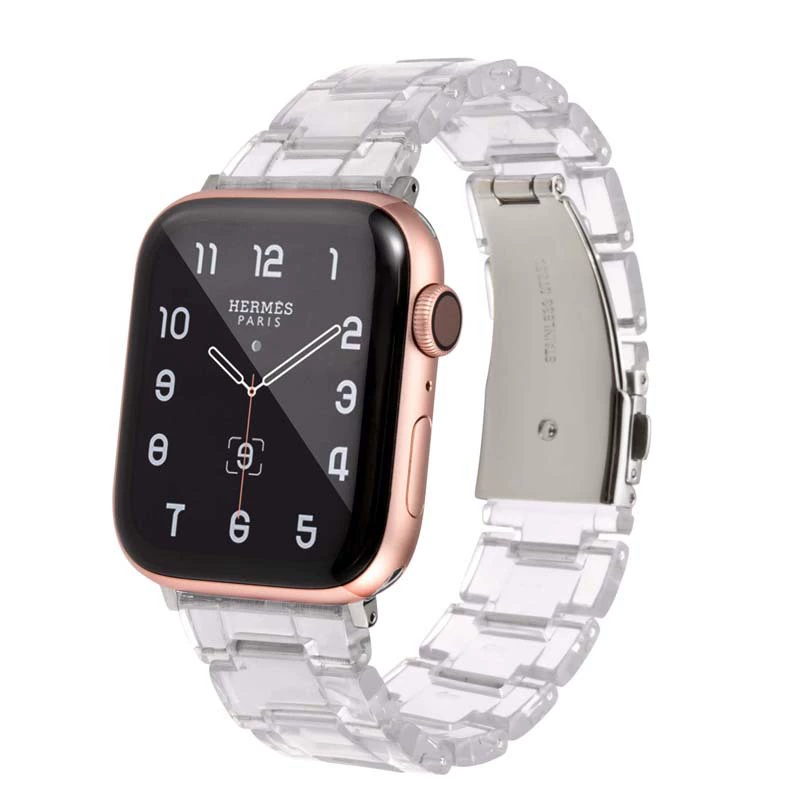 Совместимый ремешок из смолы для generation iWatch5/6, ремешок iWatch S10, стильный браслет на запястье SE прилив