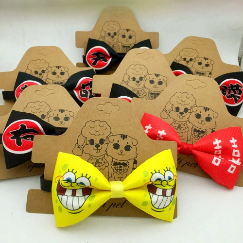 Домашнее животное лук кошка собака воротник ручной работы модный галстук-бабочка Тедди Фадоу Бомеи корги галстук-бабочка ювелирные изделия