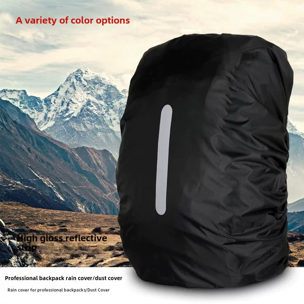 Factory wholesale backpack rain cover outdoor mountaineering backpack waterproof cover schoolbag rain cover dust cover 2080 liters
