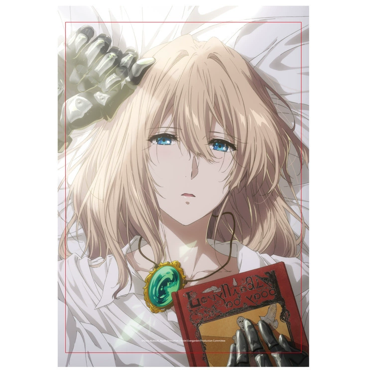[Flash] Галактика Анимация Violet Evergarden сломанный цветок серия лазерный билет карточка-подборная коробка подвеска
