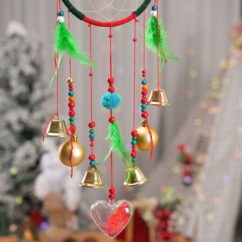 Attrape-rêves carillon à vent décoration de noël à suspendre_voghion.com