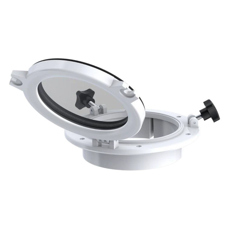 Newmao просвет взрывозащищенный иллюминатор из закаленного стекла 26 см круглый взрывозащищенный иллюминатор для яхты черный/белый