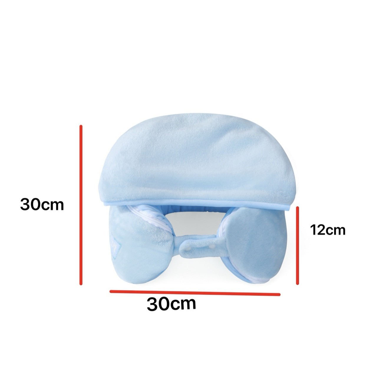 Almuerzo encapuchado almohada de aire acondicionado multipropósito en forma de U mantas de oficina almohada de aire acondicionado en forma de U mantas de aire acondicionado encapuchado en forma de U almohada avión