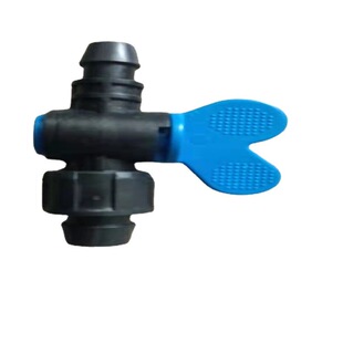 PE pipe drip irrigation belt inlay pipe matching pipe fittings multi-model connector 20 25 various specifications full bypass valve