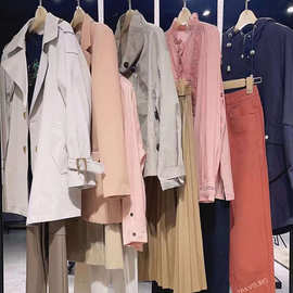 23秋季帛珂2高端素雅通勤中长款西装外套女时尚套装品牌库存清仓